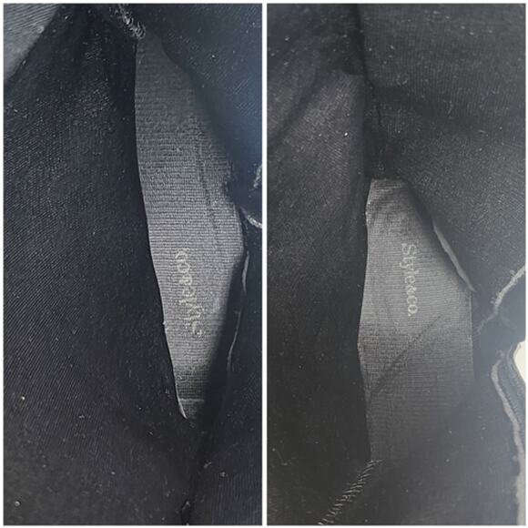 Black Suede Riding Boots Womens 6 Knee High Low Heel Leather Zipper Side - Picture 10 of 12